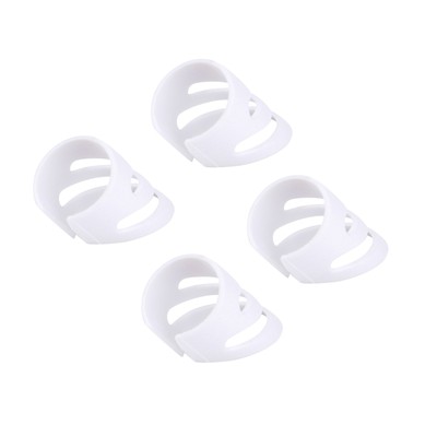 4Pcs Kunststoff DIY Finger Picks Protector Zubehör Für Gitarre Bass Ukulele NTS