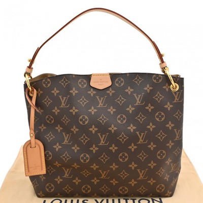 Echte LOUIS VUITTON Monogram Graceful PM Schultertasche lv89229zz