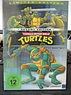Teenage Mutant Ninja Turtles Neu  TMNT - Gesamtbox - Limited Edition - 22 DVDs