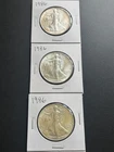 1986 American Silver Eagle Lot of (3) Coins Uncirculated 3 oz .999 very nice
