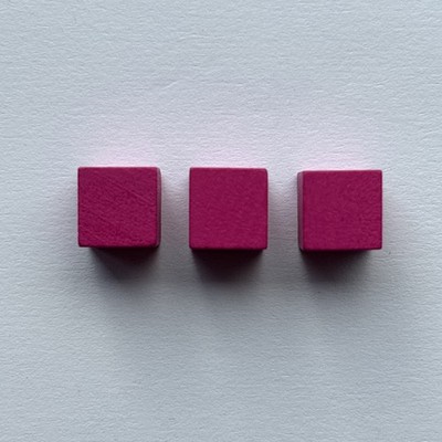 Tiny Epic Zombies - Pink Objective Markers Wooden Spare Replacement Pieces