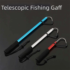 Stainless Steel Hook Telescopic Fishing Gaff Fishing Hook Pole  Ice Fishing
