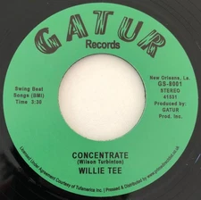 Willie Tee - Concentrate / Get Up (7") (Mint (M)) - 3710284585