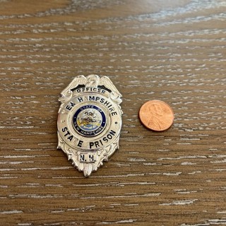 Vintage Obsolete New Hampshire State Prison Officer Pin/Clip