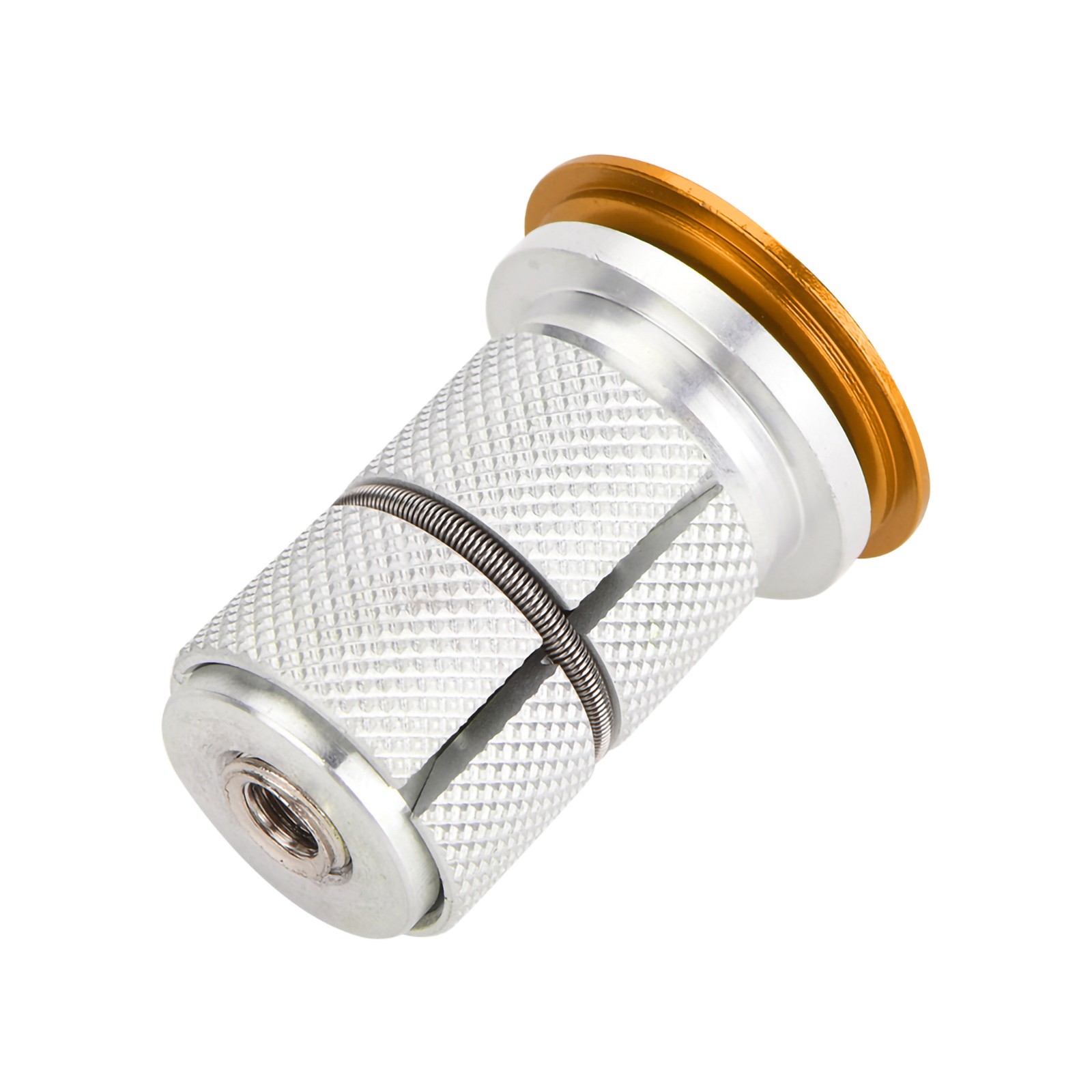 (Golden)Bike Stem Headset Aluminum Alloy Fork Expander Top Cap Bolt For LW