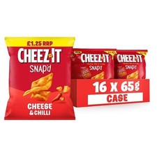 Cheez-It Snap'd Cheese & Chilli Thin & Crispy 16 x 65g FAST AND FREE DELIVERY