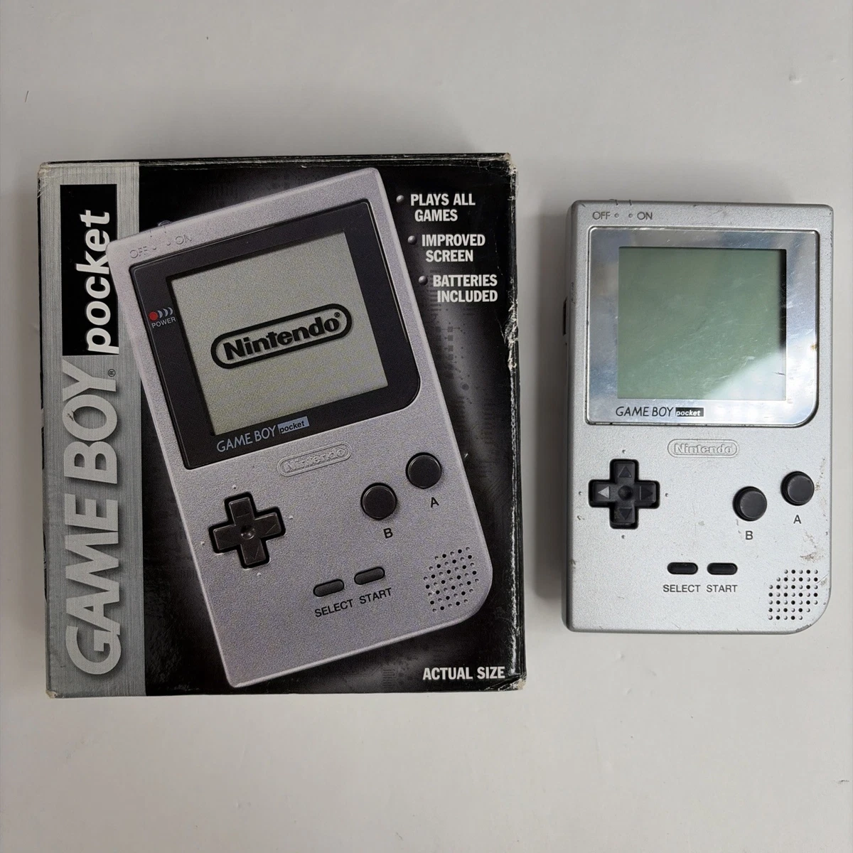 Nintendo Game Boy Pocket Silver Consoles for sale - eBay