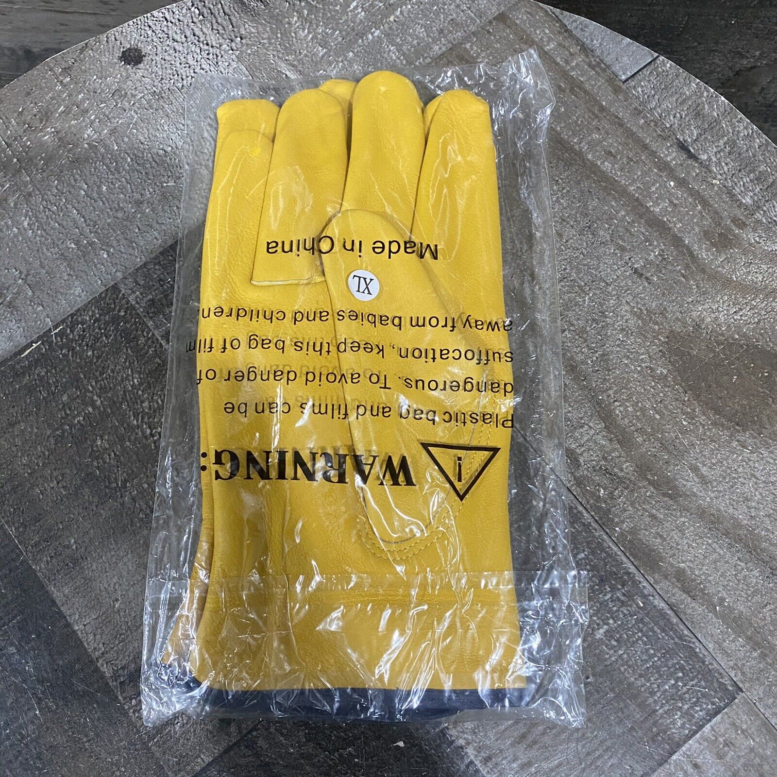 OZERO Leather Work Gloves Flex Limited price Fresno Mall Grip Tough Glove Cowhide UNISEX