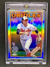 GUNNAR HENDERSON ROOKIE RC  HOLO REFRACTOR Card SP Insert - ORIOLES MINT