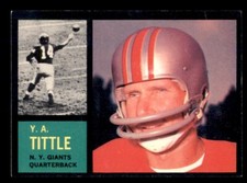 1962 Topps Football #102 Y.A. Tittle NM *e1