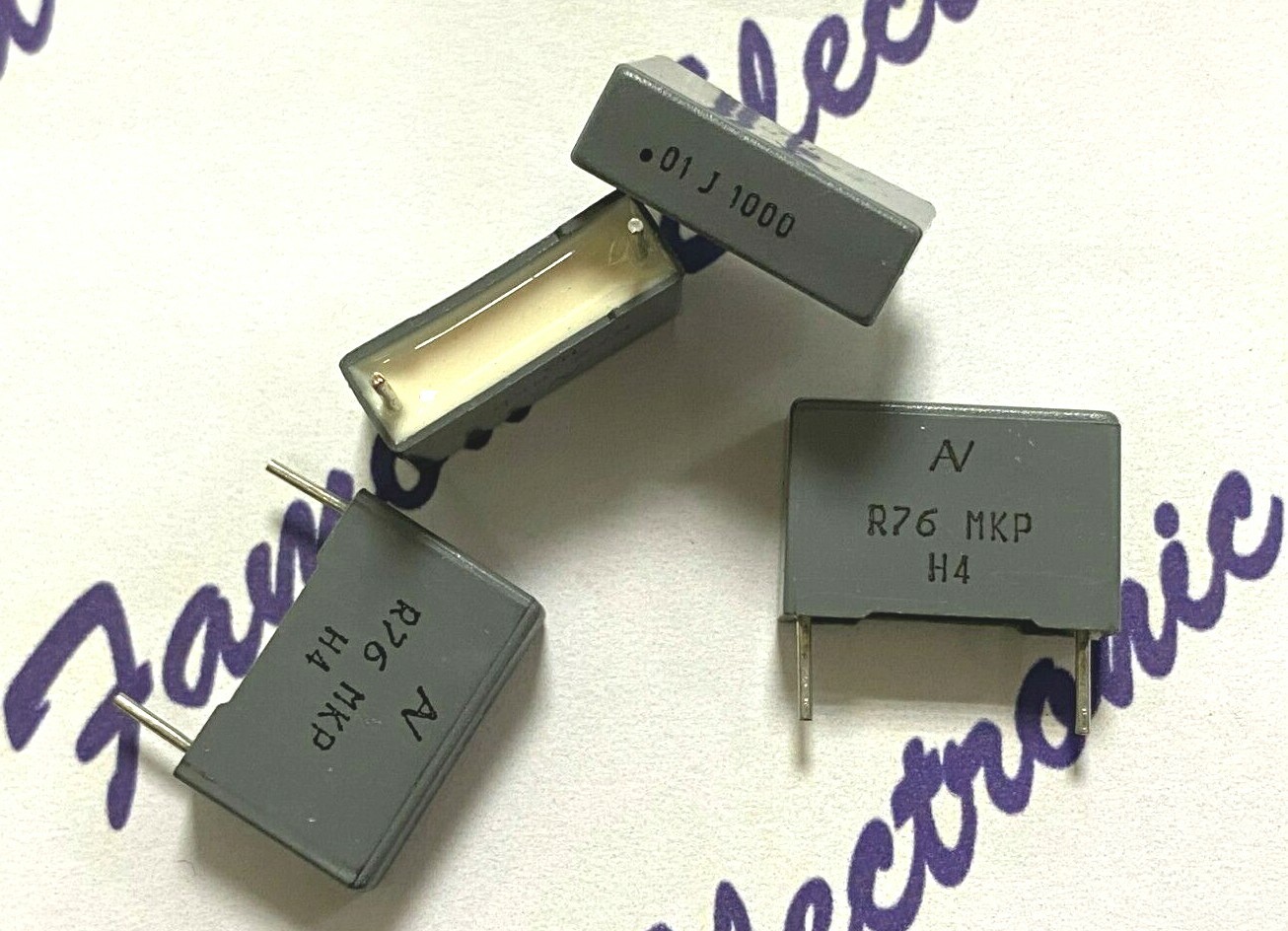 12pcs - ARCOTRONICS 0.01uF (0,01µF) 1000V 5% R76 MKP pitch:15mm ...