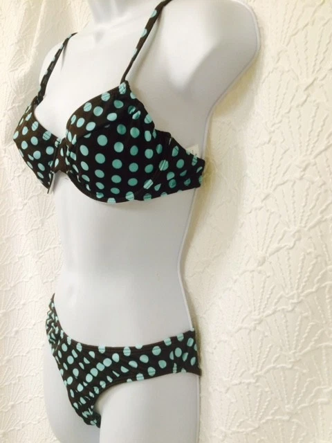 Traje de baño bikini Venus 2 piezas nuevo con etiquetas talla 8 cuchara parte inferior delantera - parte superior copa B - ENVÍO GRATUITO Foto 2 de 4