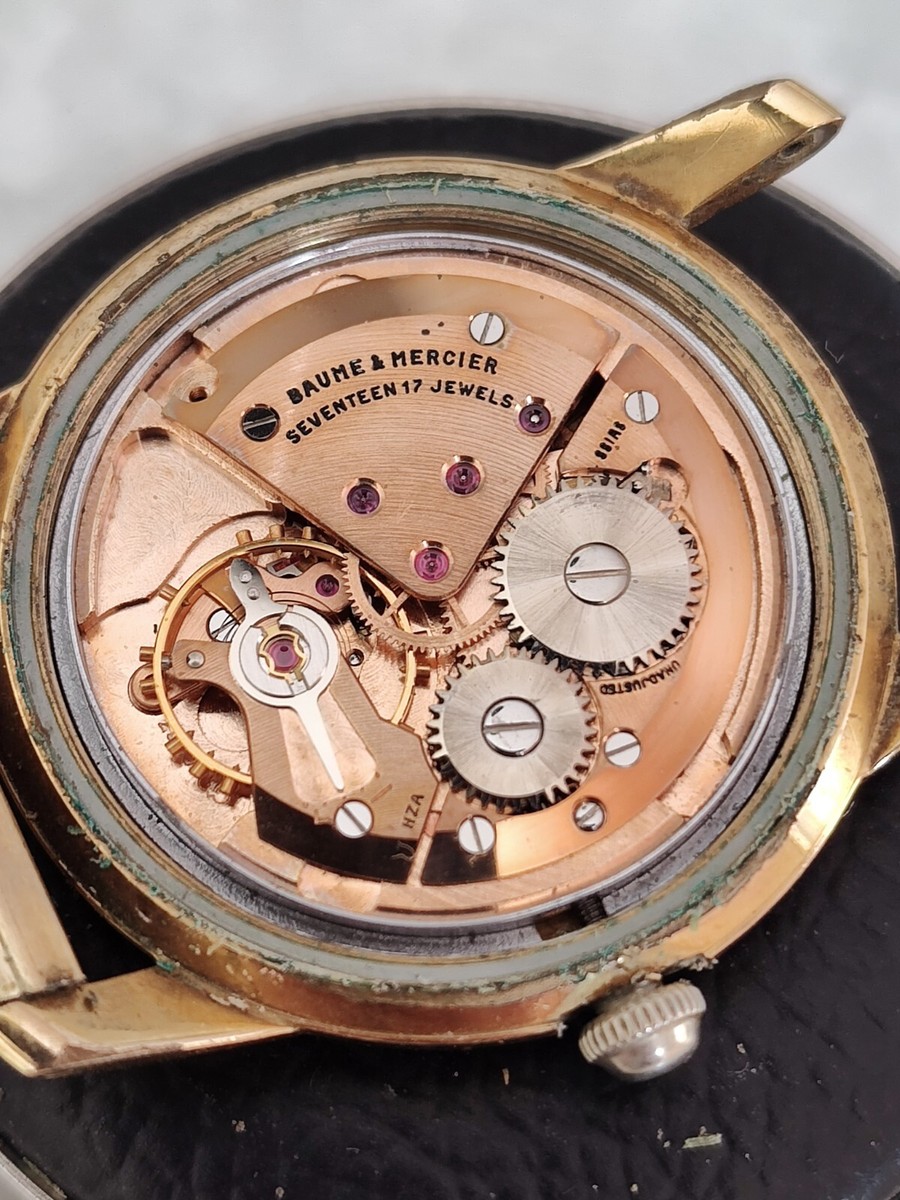 Vintage 60s 70s Baume & Mercier 17 Jewel Incabloc 2129 Mechanical