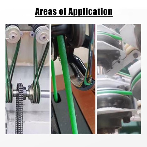 PU Polyurethane Conveyor Belt Round Solid Drive Belting Dia 1.5mm-18mm Green/Red - Picture 11 of 11