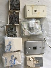 Assorted Surface and Wall Mount Telephone Jacks RJ-11