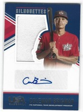 COLEMAN BRIGMAN 2018 USA STARS & STRIPES AUTO JERSEY #127/199 D1