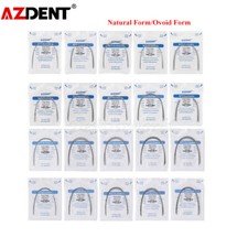 AZDENT Dental Orthodontic Super Elastic Niti Round Arch Wire Ovoid/Nature Form