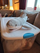 Sunny Toys NP8123 Black Tip Reef Shark Hand Puppet - 24 inches