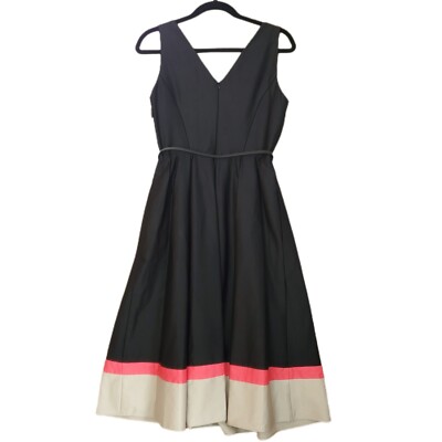 calvin klein women's belted fit & flare midi dress Calvin Klein Asymmetrical Neck Belted Fit & Flare Midi Dress In Red