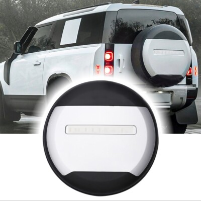 Fuji White Spare Tire Wheel Cover Accessories for Defender 110 90 130 2020-2026