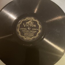 1930 Prewar NATIONAL CAVALIERS 78 rpm VICTOR 22347 LONESOME-THAT'S ALL EX