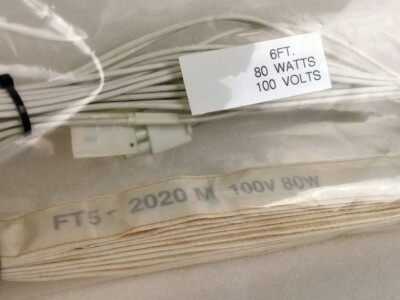TEL Tokyo Electron FT5-2020M Heater Tape 100V 80W, 2 Rolls x 6'FT,DS043-000703-1