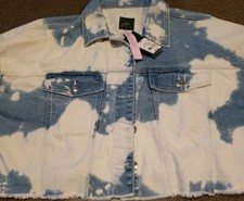 Wild Fable Brand Jacket  Womens' Size XS  Bleached Denim Jean  Cropped Jacket
