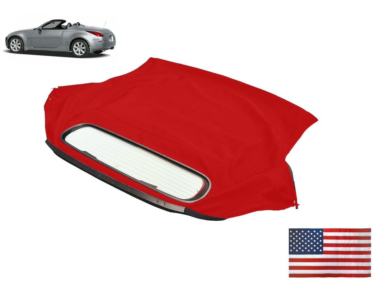 Fits: Nissan 350Z Soft Top & Heated Glass Window Haartz LOGO