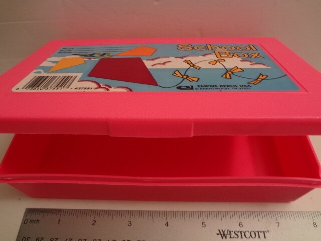 Vintage Pink EMPIRE BEROL USA Pencil Case School Supplies Box Brentwood, TN