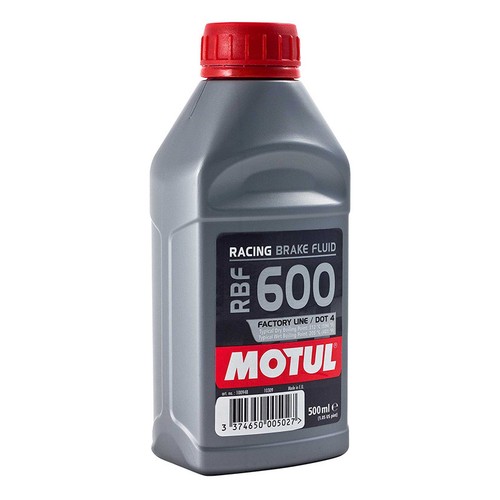 MOTUL RBF 600 RACING BRAKE FLUID 0.5L 500ML DOT 4 FULLY SYNTHETIC RBF600 - 第 1/1 張圖片