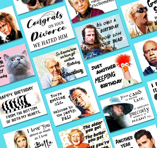 Harry Potter, Hermione Funny Birthday Card KimWestARt - Foto 8 di 10