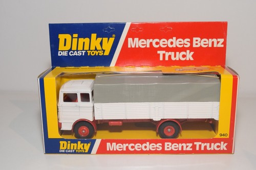 A50 1:43 DINKY TOYS 940 MERCEDES BENZ CAMIÓN BLANCO SIN USAR, EN CAJA STOCK A... - Imagen 12 de 12