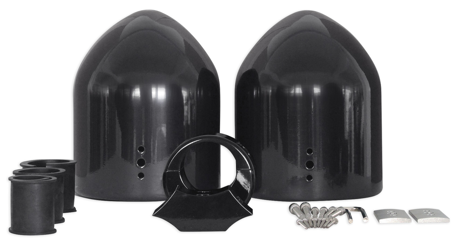 Корпус колонки Rockville DMAC65B Dual 65 Black Aluminum Tower из черного алюминия для вейкбординга