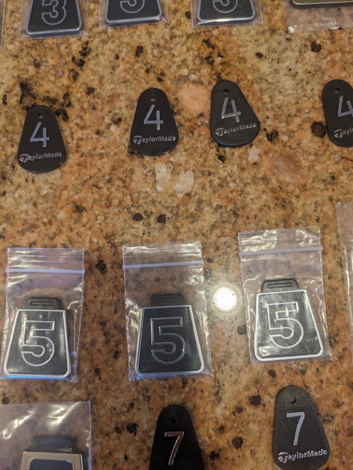 Lot Of Taylor Made Golf club number tags eBay