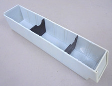 Vintage Akro-Mils 22-251 Storage Bin With Card Slot and 2 Dividers 42-201