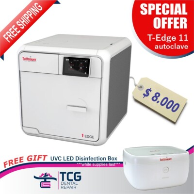 NEW Tuttnauer T-Edge 11-W 120V Chamber Autoclave Sterilizer
