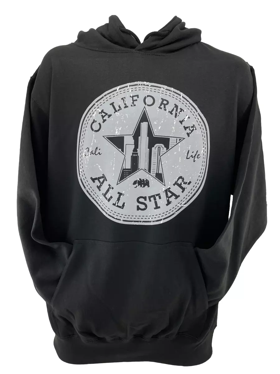 California All Star Logo Converse Graphic Hoodie Sweater Pullover