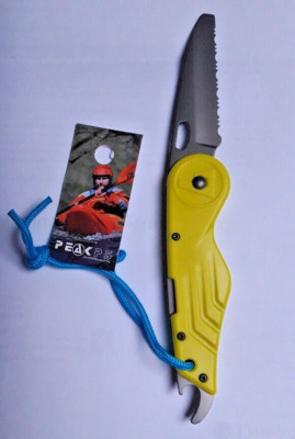 River Knife, Paddelmesser, Peak hellgrün/Rettungsmesser
