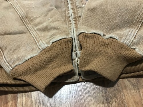 BOYS MEDIUM (8) Carhartt YYJ159 Sandstone Active Fleece Lined Zip Jacket Mexico - Picture 5 of 12