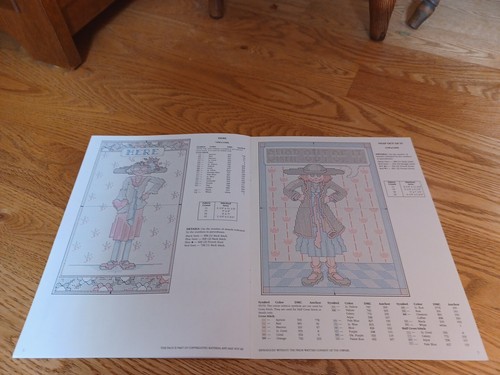 Mary Engelbreit Chair of Bowlies Cross Stitch Pattern Leaflet #206 - Picture 5 of 5