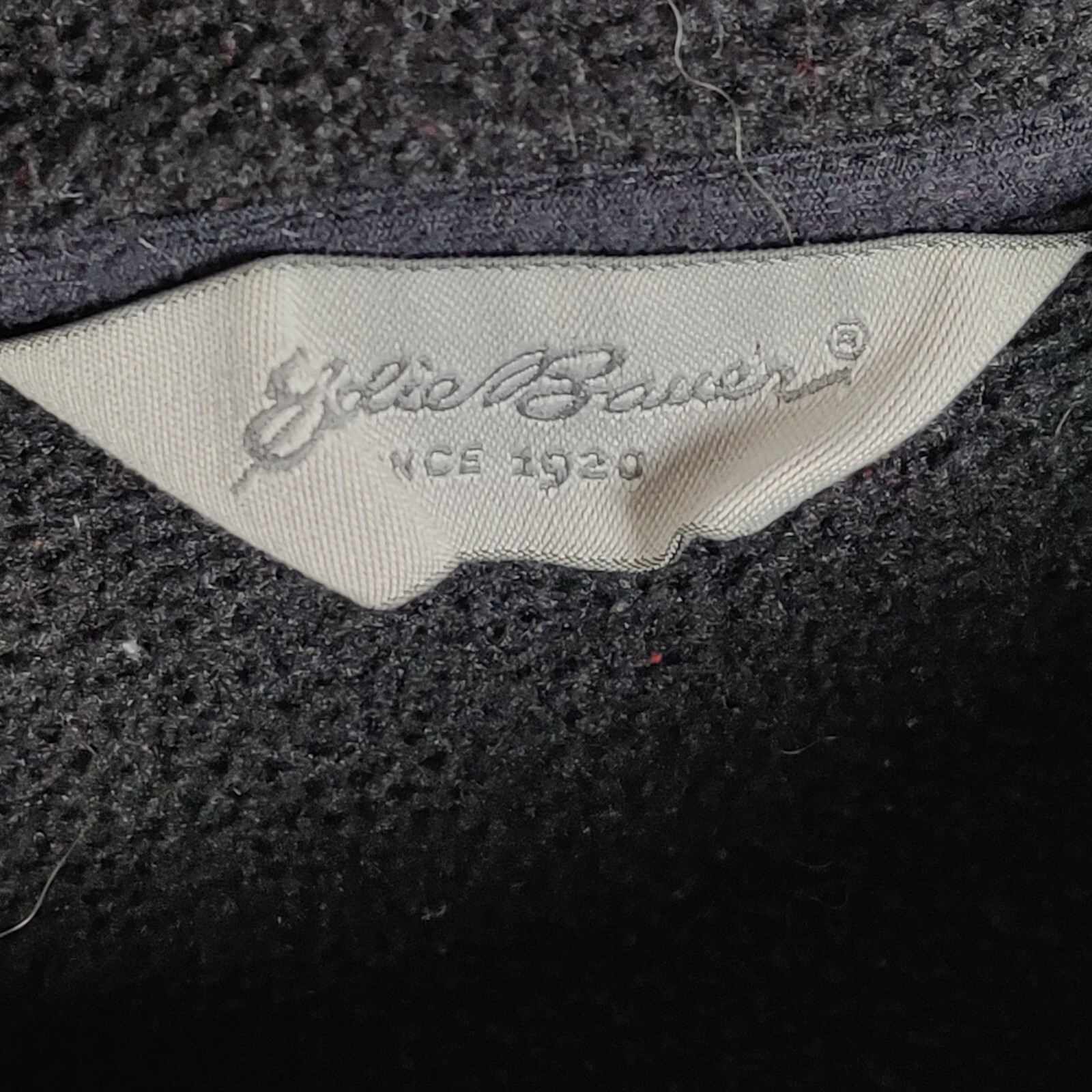 Eddie Bauer Men Jacket Medium Solid Black Long Sl… - image 12