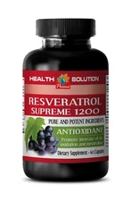 energy booster pills - RESVERATROL SUPREME 1200mg - cardiovasculat health 1B