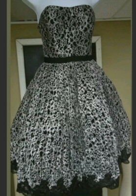 Ted Baker Lace Boned Bonice Dress Size 1 US 4. Ret $905.00 great holiday  dress | eBay