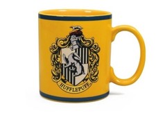 Image of Harry Potter Mug Hufflepuff School Crest Yellow Tea Coffee Mug Gift Birthday