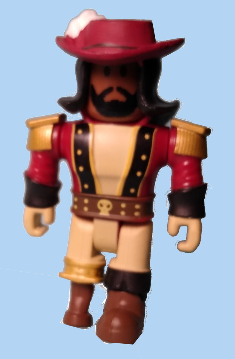 Roblox Series 5 Moderator - loose action figure w/ hammer and helmet. NO  CODE