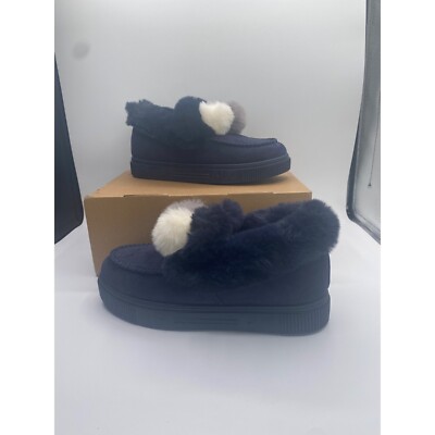 Journee Collection Comfort Foam Sunset Slipper Navy Size 10 NIB