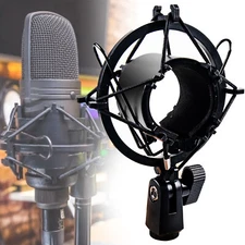 Universal Mic Microphone Shock Mount Clip for Home Studio Podcast Recording
