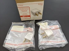 2Pc Pass & Seymour 26016-WCC20 Straight Blade Plug Non-Grounding 6A 125V 2P 2W