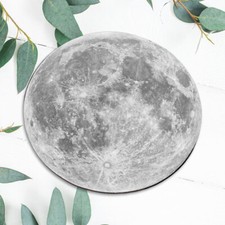 Moon Surface Planet Space Gaming Mouse Pad Mat Office Desk Table Accessory Gift