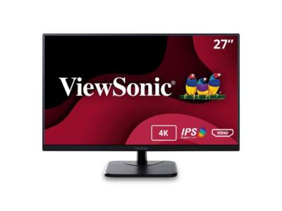 ViewSonic VA2756-4K-MHD 27 Inch IPS 4K Monitor with Ultra-Thin Bezels, HDMI and